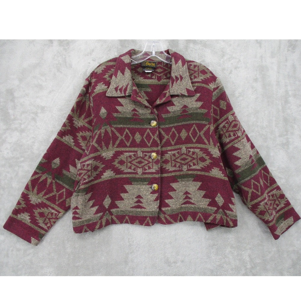 David Paul New‎ York Jacket Womens Large Southwestern Aztec Western Outdoor Boho